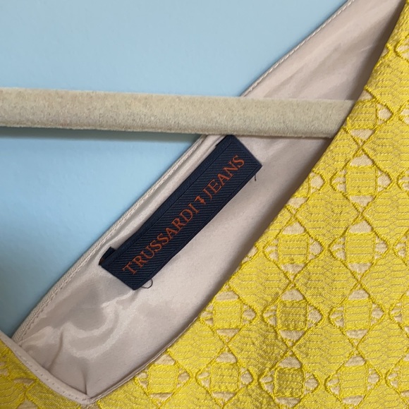 Yellow Sleeveless Dress - Large - Picture 3 of 8